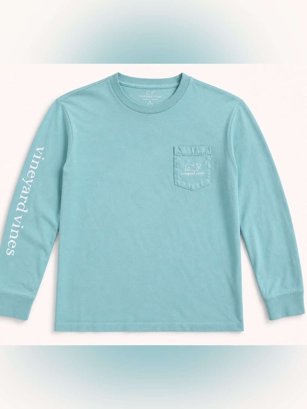Vineyard Vines Kids Long Sleeve Pocket Tee Size 8-10